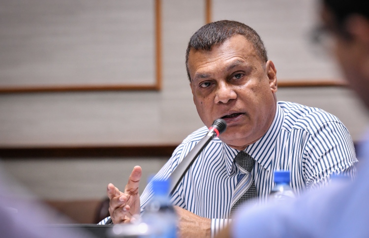 Parliament member Ibrahim Shareef. Photo: Parliament.