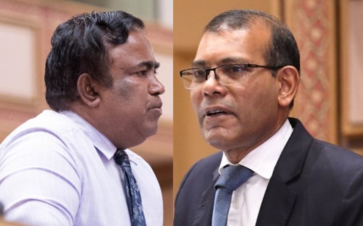 ރައީސް ނަޝީދު އަދި ހަނިމާދޫ ދާއިރާގެ މެމްބަރު ޢަބްދުލްޣަފޫރު މޫސާ