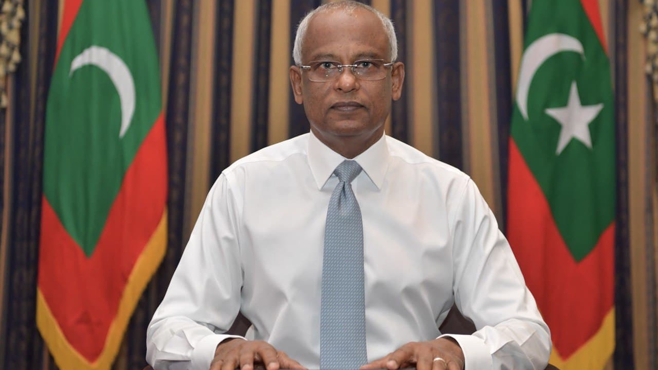 President Ibrahim Mohamed Solih.