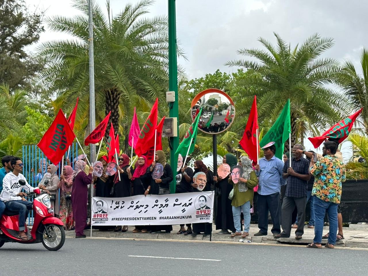 Rally held earlier this week by the opposition. Photo: Opposition PPM