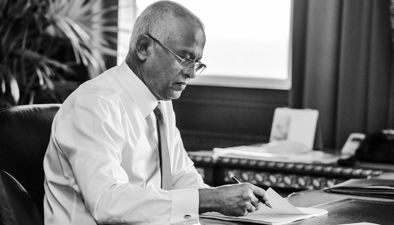 President Ibrahim Mohamed Solih.