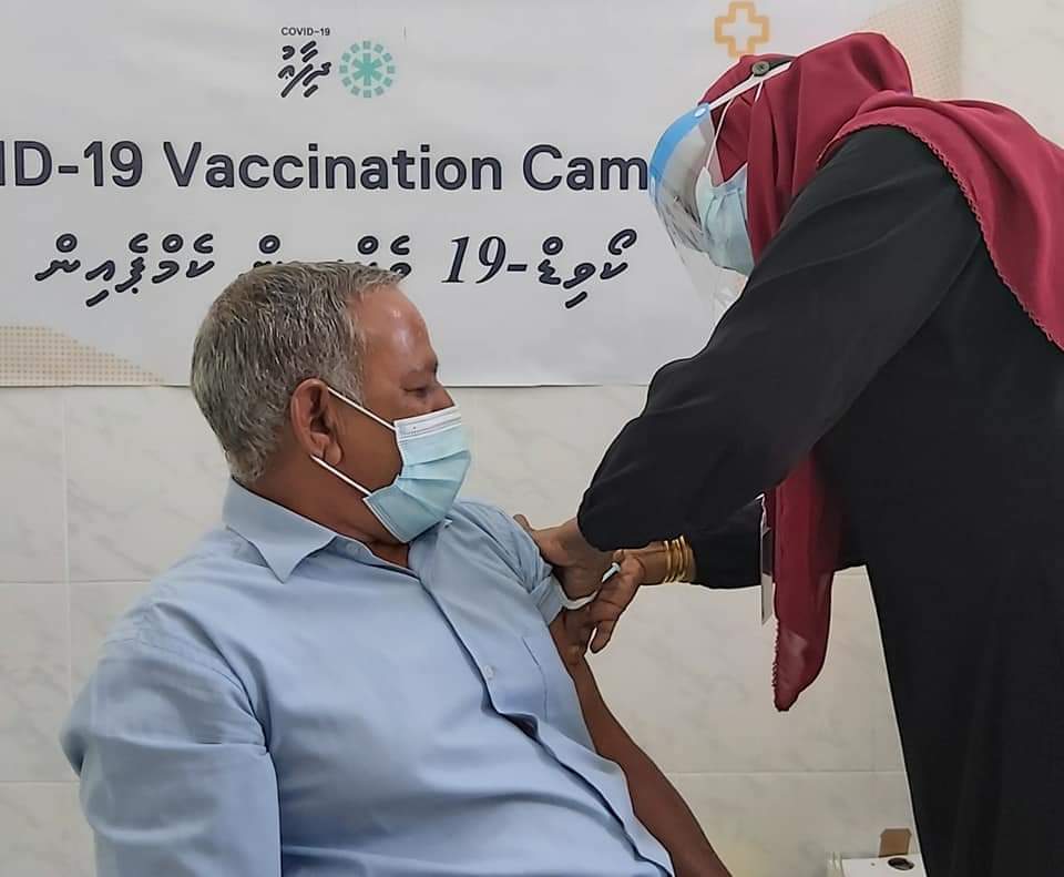 Covid-19 vaccination held by Hdh. Finey Health Center. Photo: Social Media.