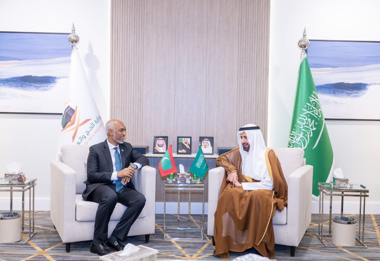 President Muizzu meets Saudi Hajj and Umrah Minister
