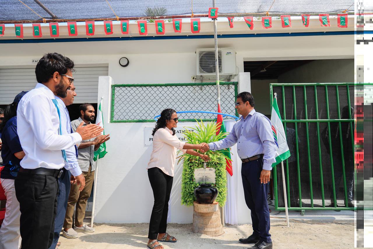 މަޑުއްވަރީގައި ޤާއިމްކުރި ފެނުގެ ނިޒާމް ރަސްމީކޮށް އިފްތިތާހްކޮށްފި