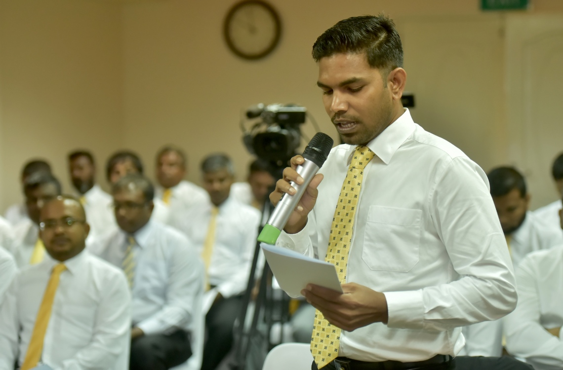 އެމްޑީޕީއަކީ ރައްޔިތުންގެ ތަކްލީފަށް އޮތް އުއްމީދު: ޝިފާޒު