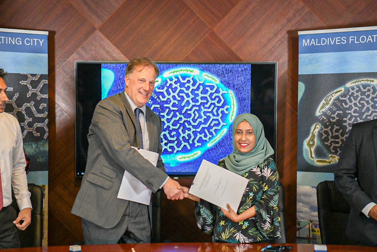 އިންޓަގްރޭޓެޑް ޓޫރިޒަމް ޕްރޮޖެކްޓަކަށް ބަދަލުކޮށް، ފްލޯޓިން ސިޓީގެ އާ އެއްބަސްވުމެއްގައި ސޮއިކޮށްފި