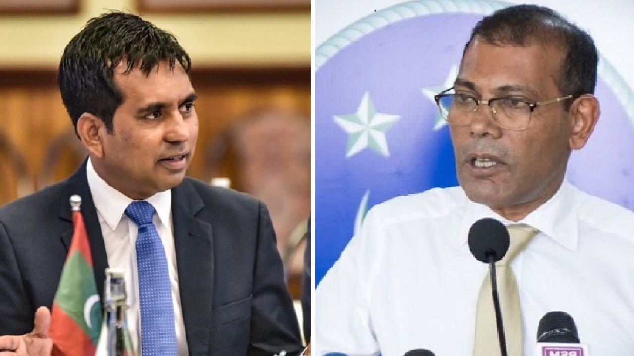 ރައްޔިތުންގެ މަޖިލީހުގެ ރައީސް، ރައީސް މުޙައްމަދު ނަޝީދު (ކ) އާއި މާވަށު ދާއިރާގެ މެމްބަރު މުޙައްމަދު ސަޢީދު (ވ)