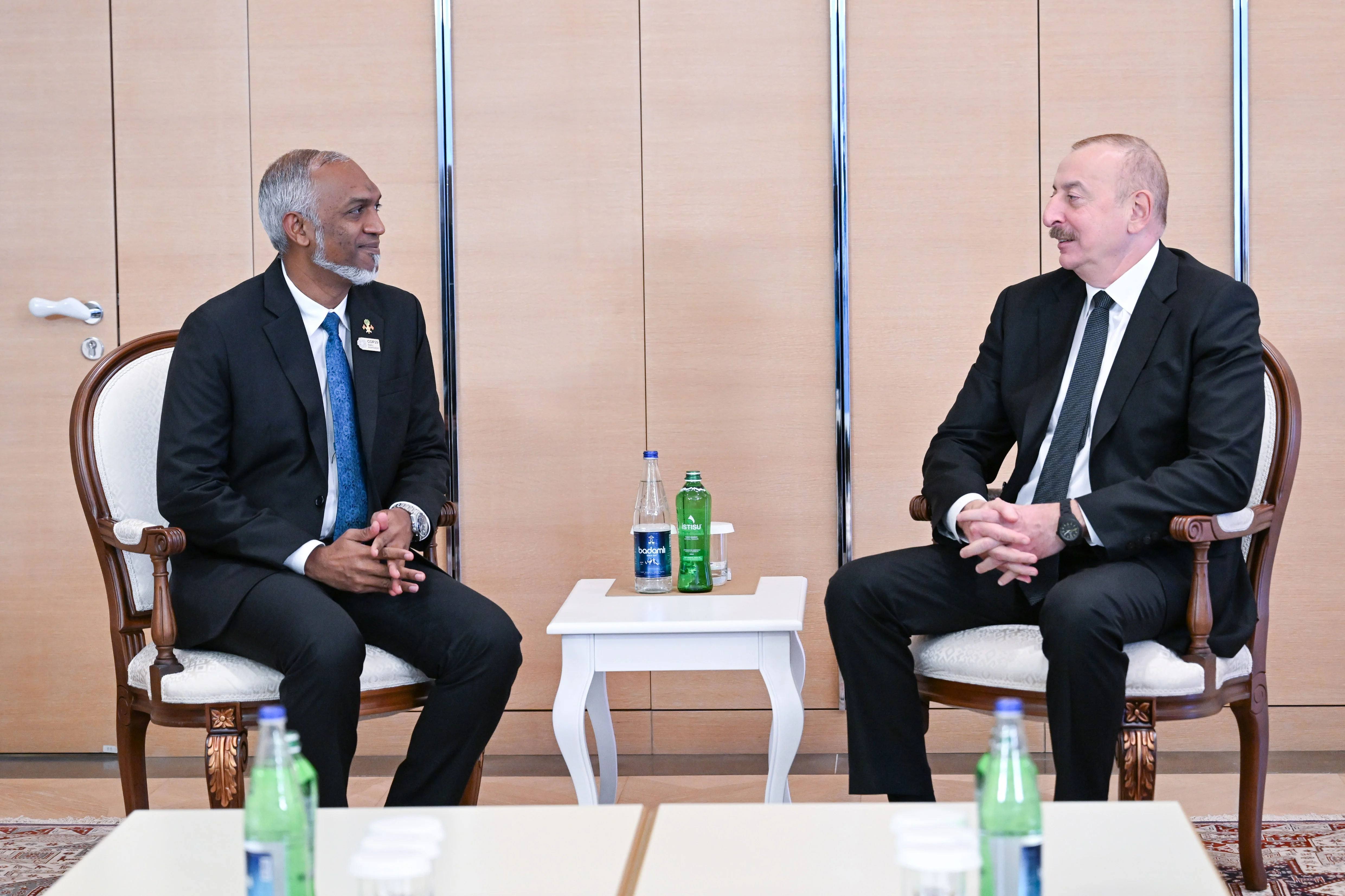 President Muizzu and Azerbaijan President discuss enhanced economic cooperation