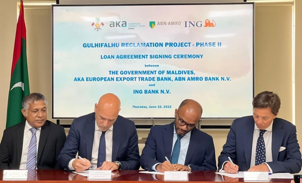 ގުޅީފަޅު ބިން ހިއްކުމުގެ މަޝްރޫޢުގެ ދެވަނަ ފިޔަވައްސަށް 101 މިލިއަން ޔޫރޯ ހަމަޖެހިއްޖެ