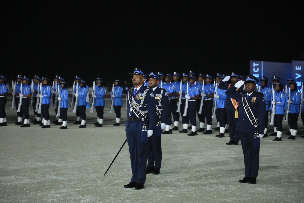 ފުލުހުން ތަމްރީން ނިންމުމަށްފަހު