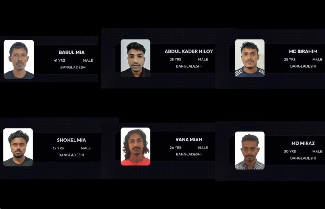 ފިލައިގެން އުޅޭ 6 ބިދޭސީއަކު ހޯދަން އާންމުންގެ އެހީއަށް އެދިއްޖެ