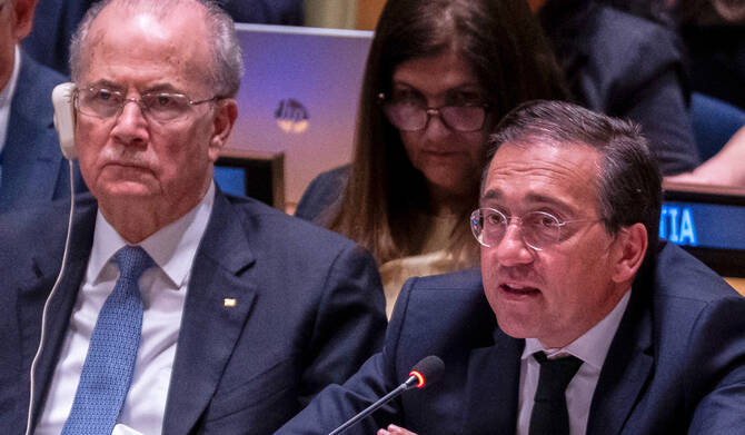 Palestinian PM, Spanish foreign minister discuss Gaza reconstruction