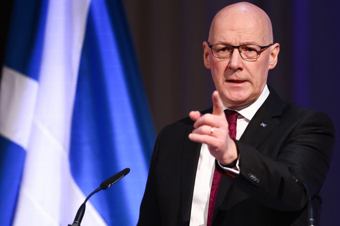 Scottish First Minister John Swinney