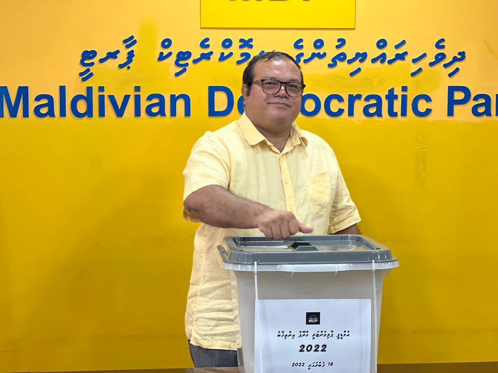 Parliament member for the North-Hithadhoo constituency, Mohamed Aslam.