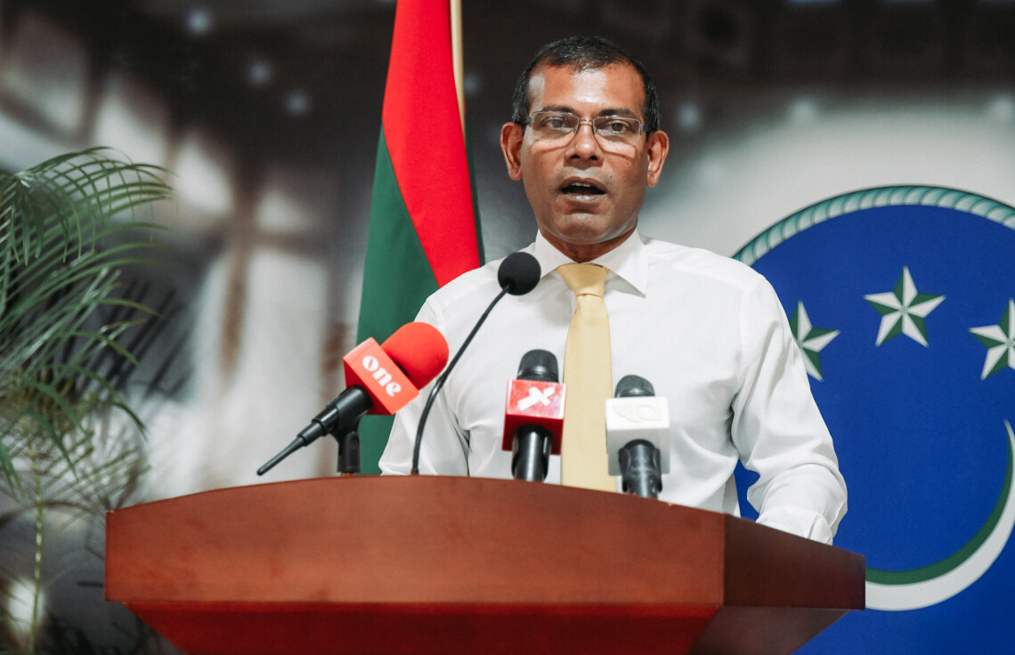 Speaker of the Parliament Mohamed Nasheed. Photo: People's Majilis.