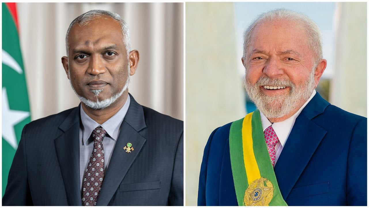 President Dr. Mohamed Muizzu and Brazilian President Luiz Inácio Lula da Silva