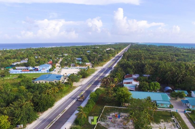 Aerial view of L.Gan link road. Photo: Thottey's Photography-Social Media.