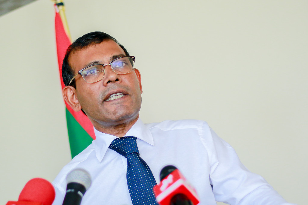 Speaker of the parliament Mr. Mohamed Nasheed.