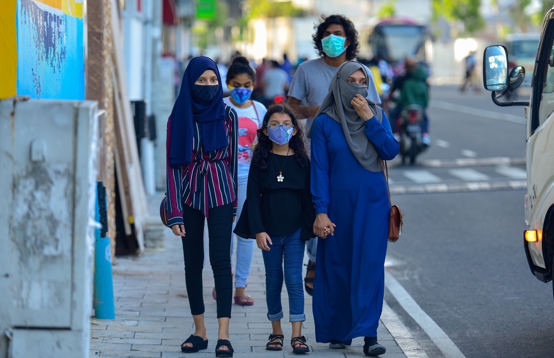 މާލޭގެ މަގުމަތިން މަންޒަރެއް -- ފޮޓޯ: ދި އެޑިޝަން