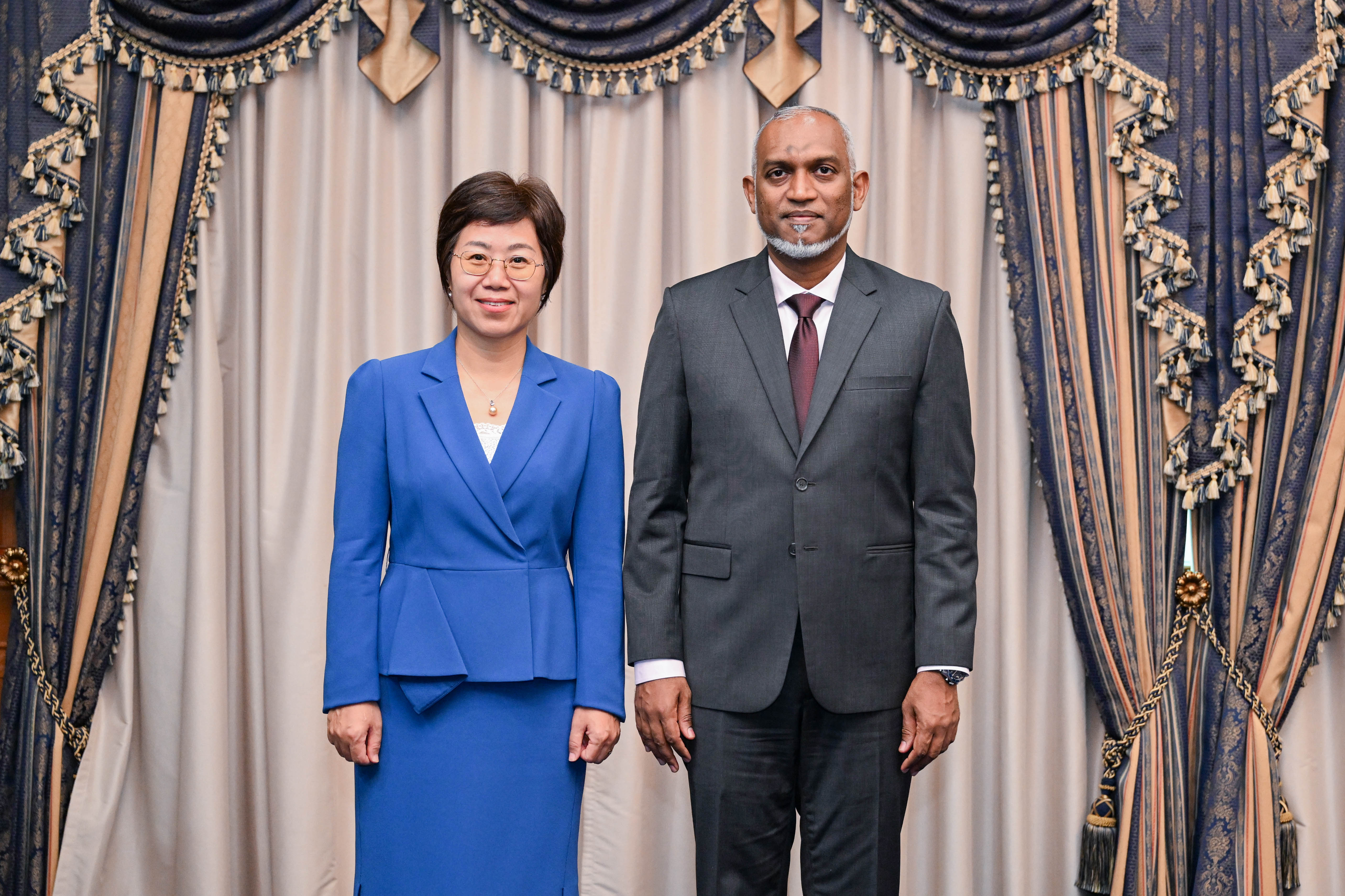 Chinese Ambassador bids farewell to President Muizzu, highlights bilateral cooperation