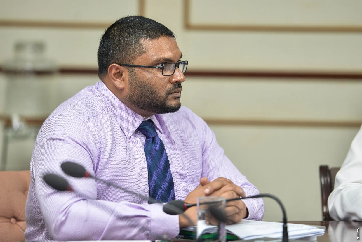 Defense Minister Ghassan Maumoon