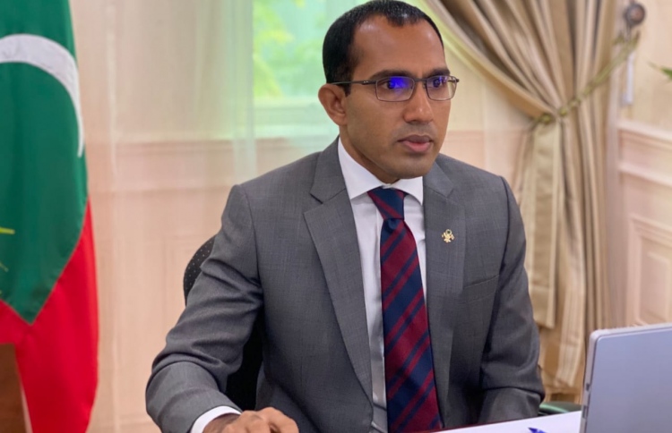 ކޮމިއުނިކޭޝަން މިނިސްޓަރ މުޙައްމަދު މަލީހް ޖަމާލް