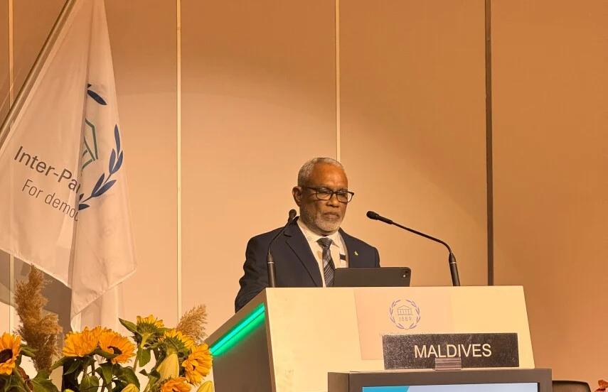 Abdul Raheem Abdullah, the Speaker of the Parliament of the Maldives