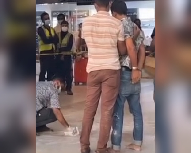 މަސްތުވާތަކެއްޗާއެކު އެއަރޕޯޓުން މީހަކު ހައްޔަރުކޮށްފި