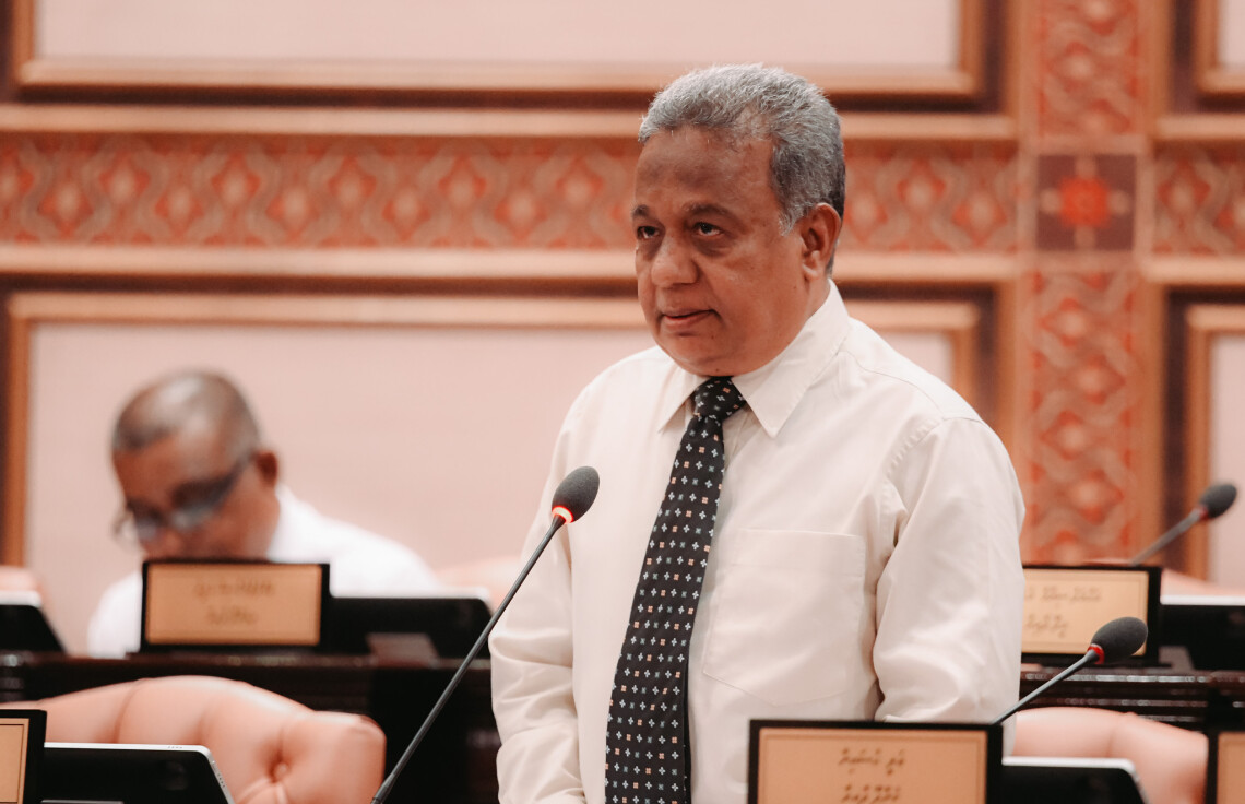 Parliament minority leader MP Ahmed Saleem. Photo: Parliament of the Maldives.