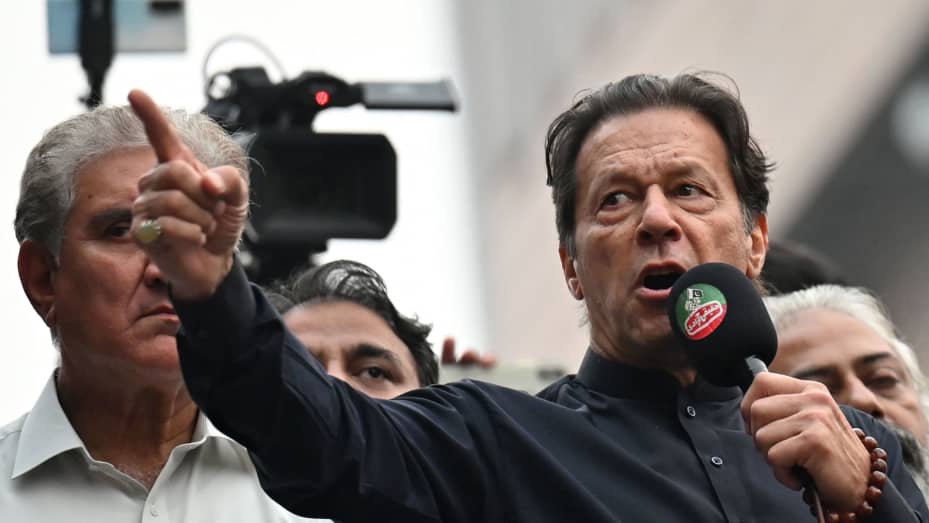 Imran Khan, the former Prime Minister of Pakistan