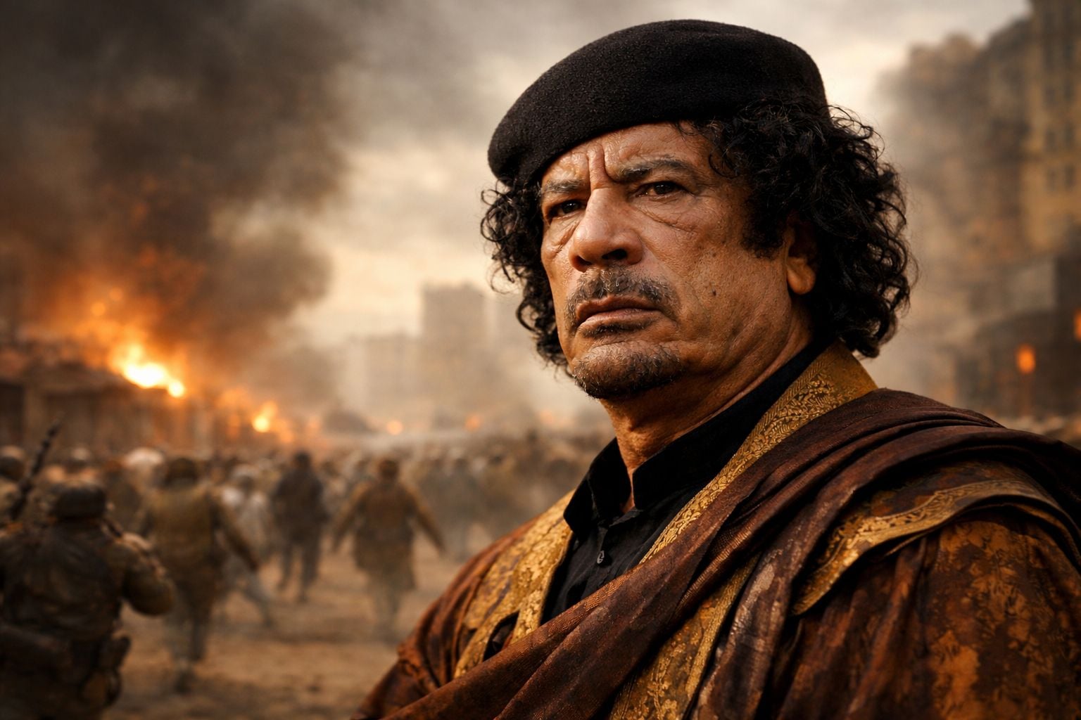 ލީބިޔާގެ ކުރީގެ ޒައީމް މުއައްމަރު ގައްޒާފީ