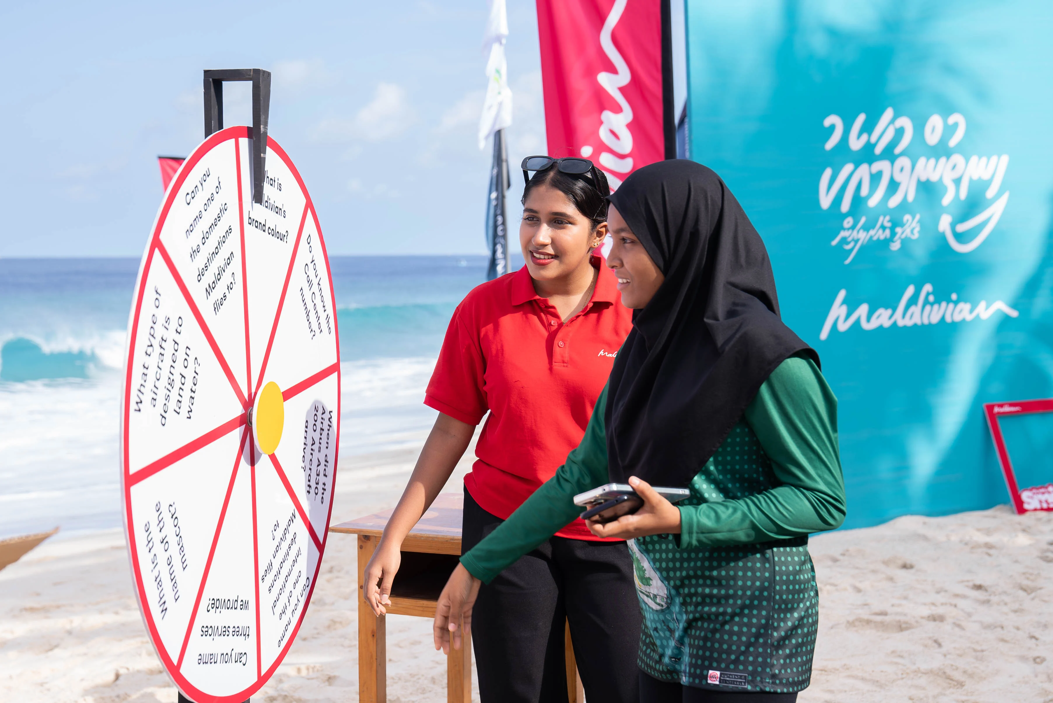 Maldivian launches 'Fly with a Smile' campaign in Fuvahmulah