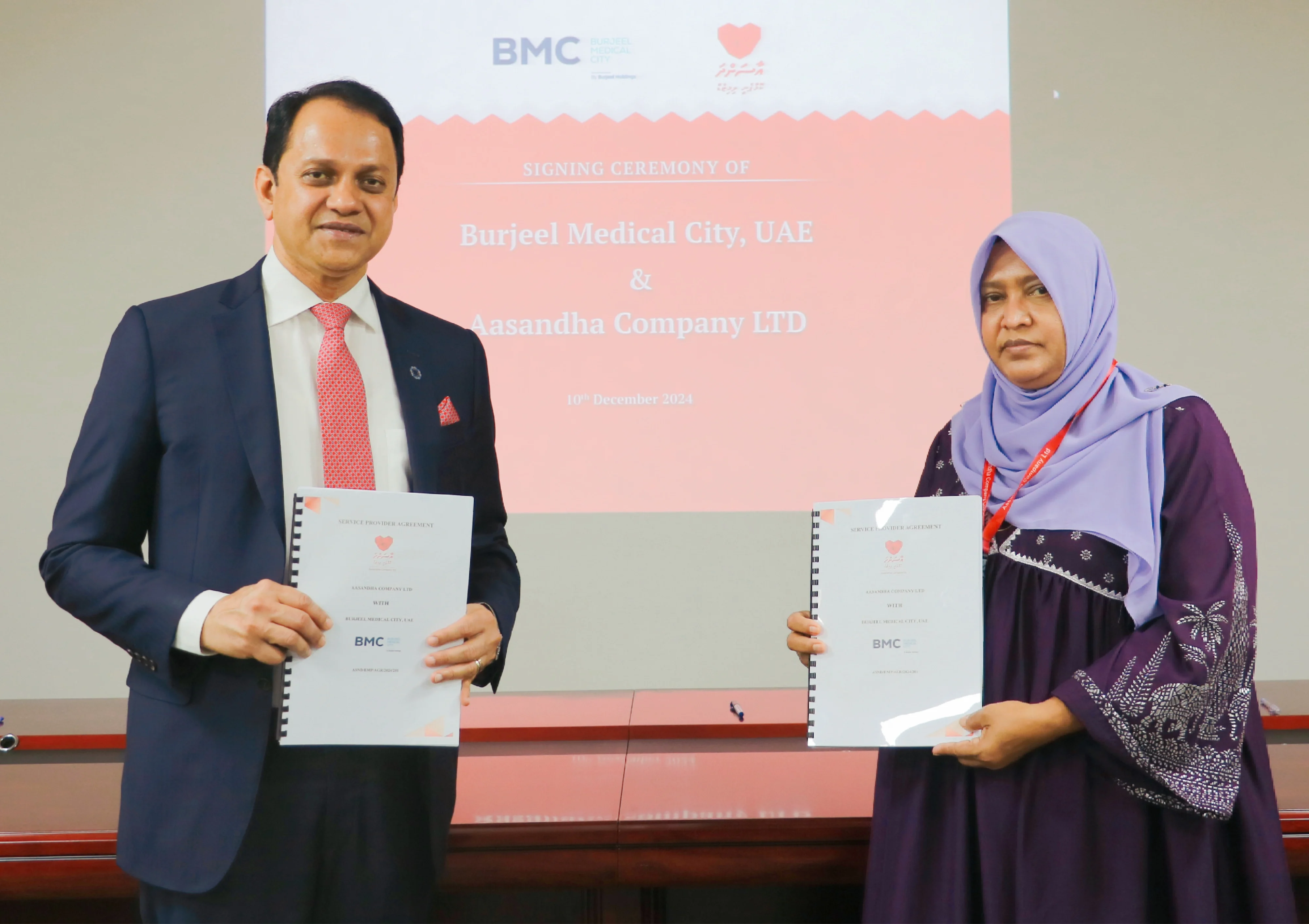 Thailand and UAE Hospitals sign agreement to provide Aasandha services