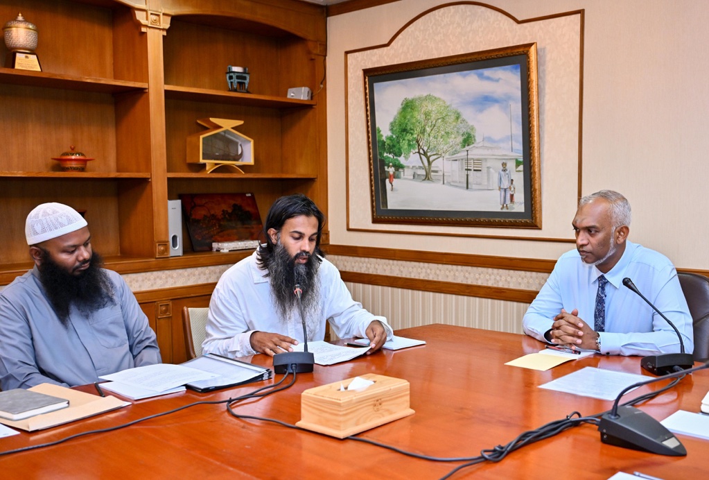 "ވާނުވާ ބަންދު" ގައި ތިބި ފަރާތްތަކާ ގުޅޭގޮތުން ވަކާލާތުކުރައްވާ ބޭފުޅުންނާ ރައީސް ބައްދަލު ކުރެއްވުން، ފޮޓޯ: ރައީސް އޮފީސް