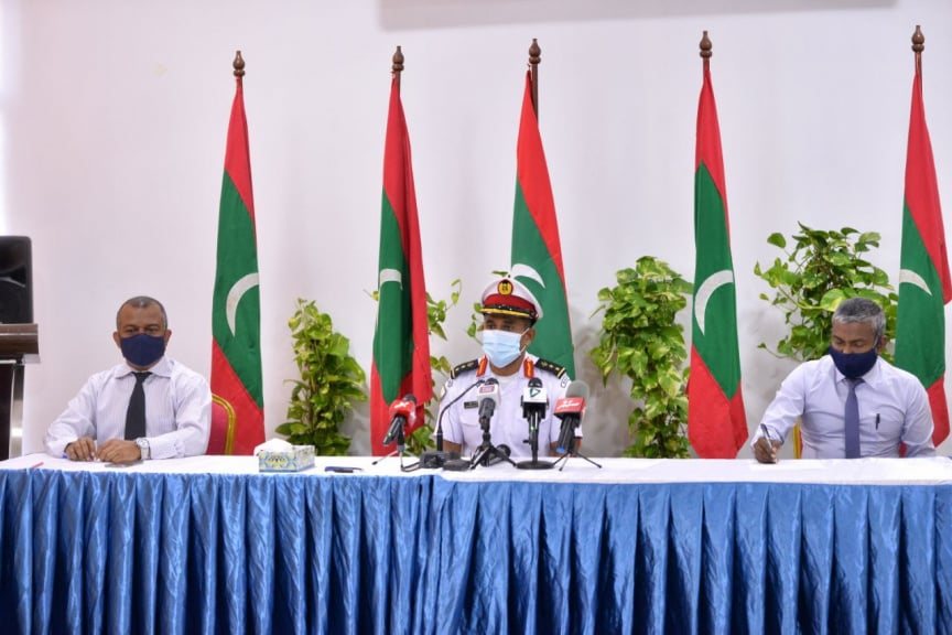 އެންވަރެމެންޓް މިނިސްޓްރީ އިން މިއަދު ބޭއްވި ނޫސްވެރިންގެ ބައްދަލުވުމުގެ ތެރެއިން: ފޮޓޯ ސަން