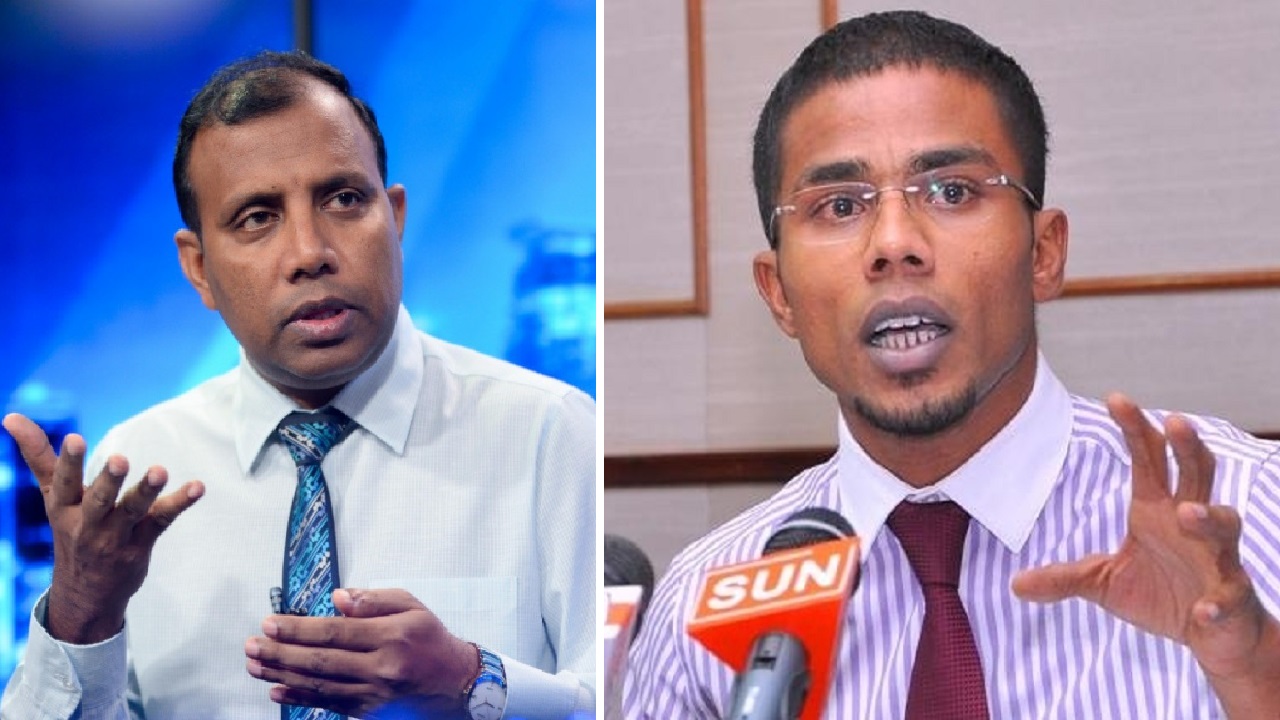 (R) Alhan Fahumy, (L) Ahmed Siddheeg