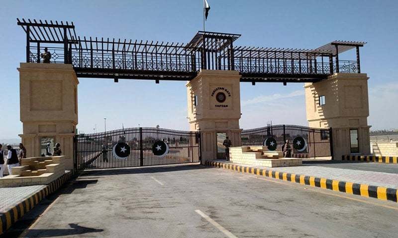 The ‘Pakistan Gate’ at Taftan, Balochistan is visible from a distance of two kilometres on both sides of the Pakistan-Iran border.