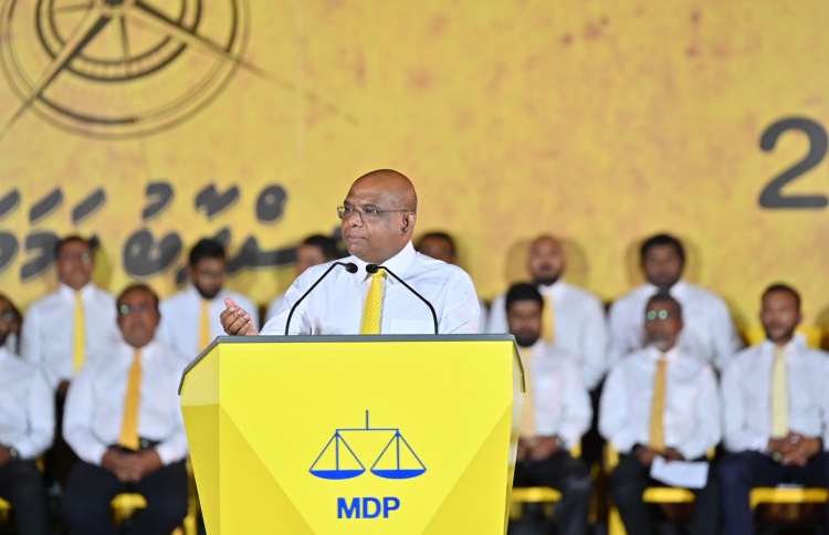 Abdullah Shahid, President of the Maldivian Democratic Party (MDP)