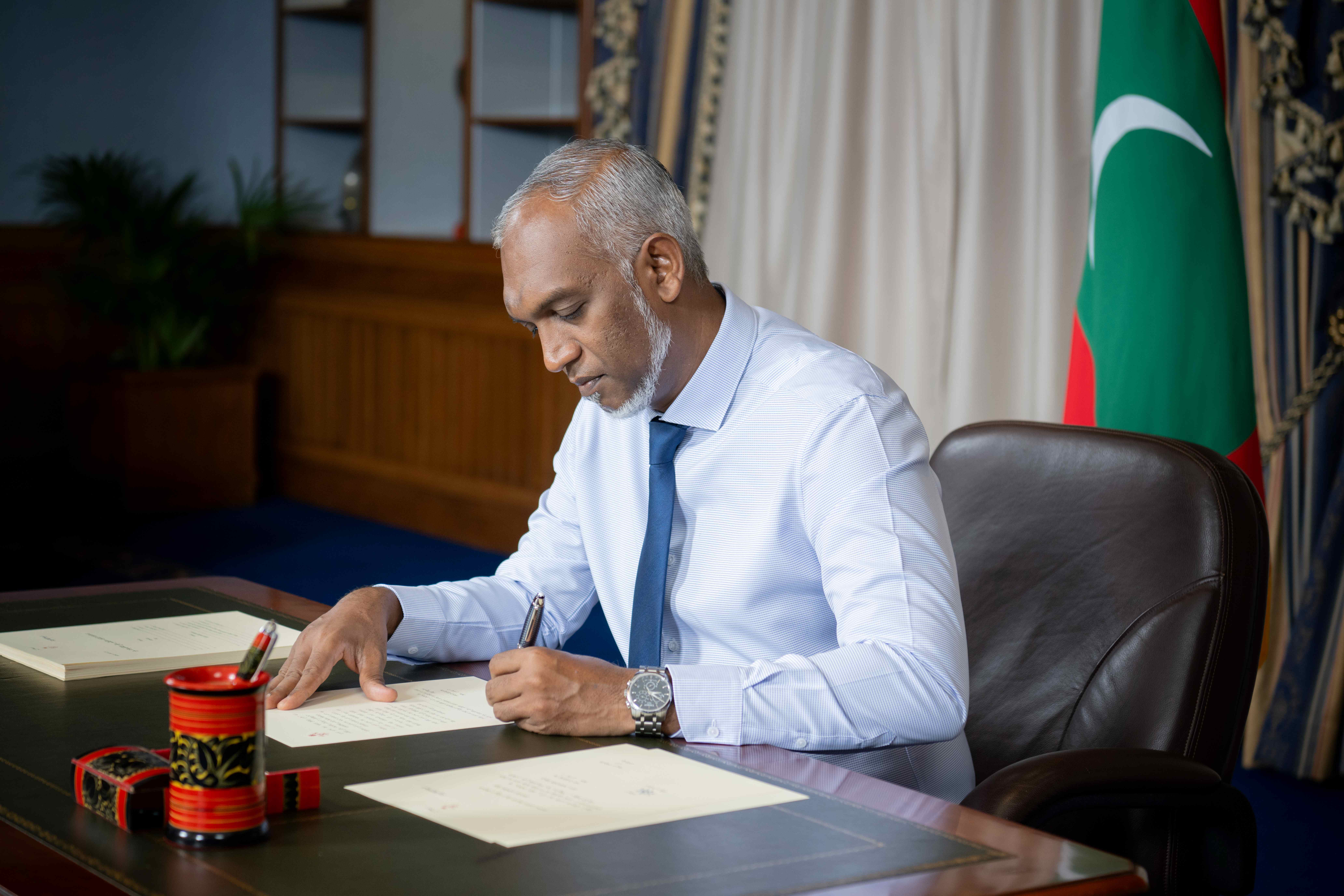 President Dr. Mohamed Muizzu--Photo: PO